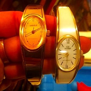 2 Ladies bangle watches